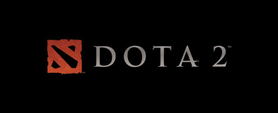 Лого Dota 2 на черном фоне (Автор dota2valve.ru )