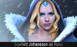 Scarlett Johansson as Rylai Dota 2