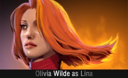 Olivia Wilde as Lina Dota 2